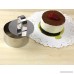 SUPOW Stainless Steel Cake Mold Heart Dessert Mousse Mold with Pusher Cake Rings for cake baking layering and molding. - B074WPVB3T
